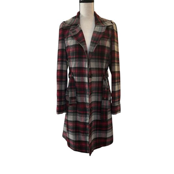 Converse One Star Plaid Coat - Picture 1 of 13